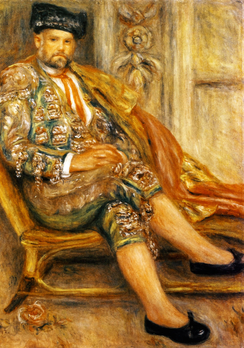 Ambroise Vollard Portrait by Pierre-Auguste Renoir, Oil Painting Reproduction