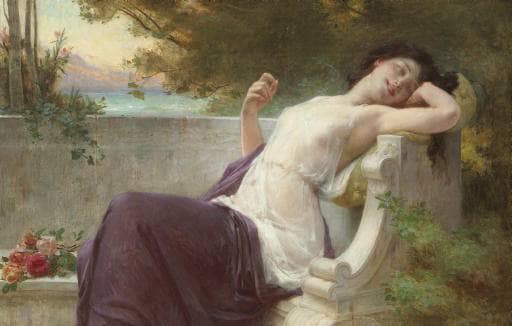 An Afternoon Rest by Guillaume Seignac — Oil Painting Reproduction