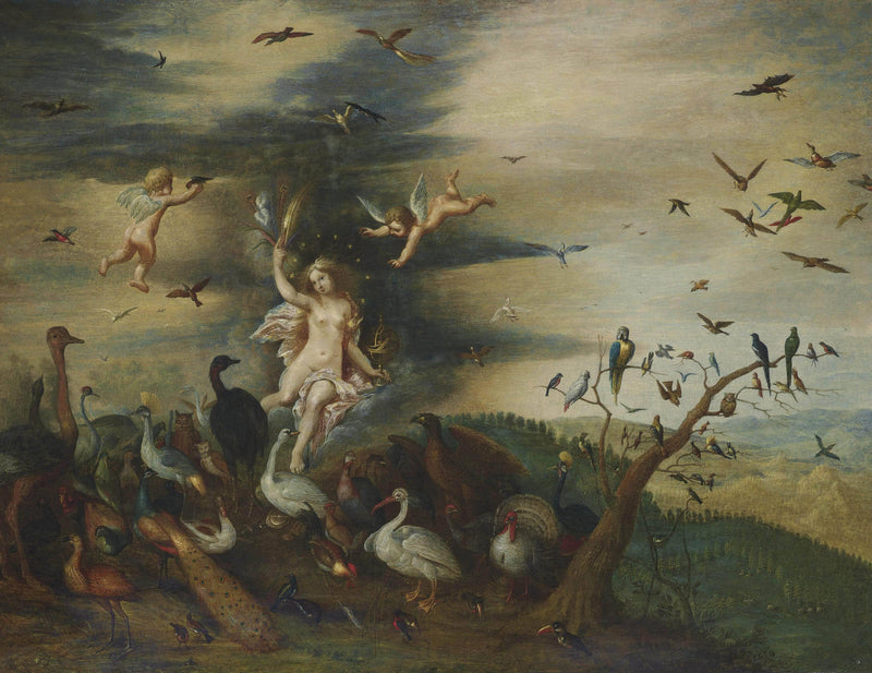 An Allegory of Air by Jan Brueghel the Elder, Oil Painting Reproduction