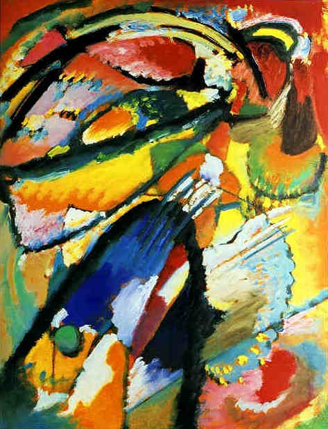 An angel of the Last Judgement by Wassily Kandinsky — Oil Painting Reproduction