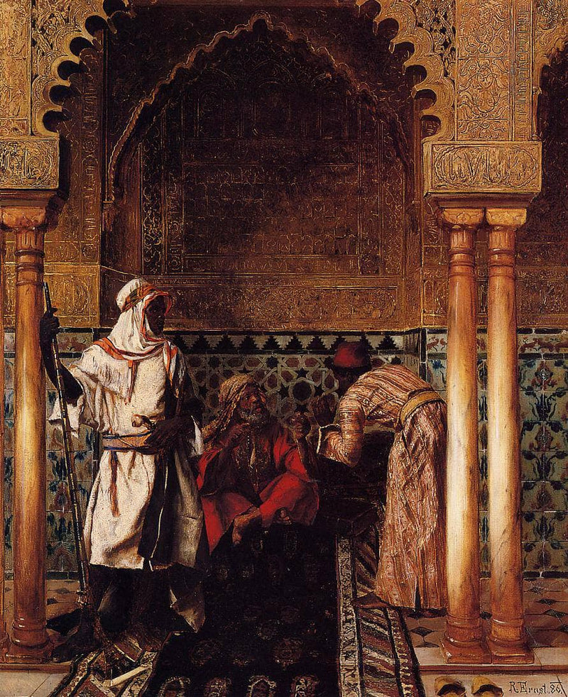 An Arab Sage by Rudolf Ernst — Oil Painting Reproduction