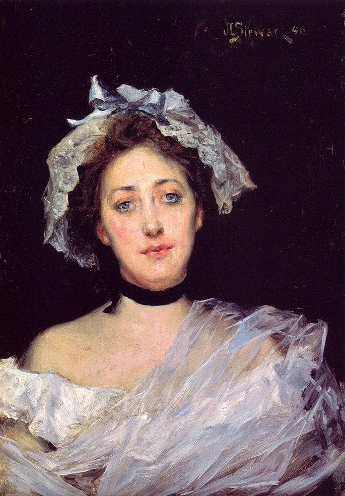An English Lady by Julius LeBlanc Stewart — Oil Painting Reproduction