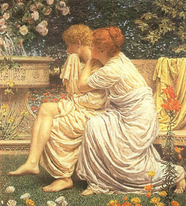 An Idyll by Albert Joseph Moore — Oil Painting Reproduction