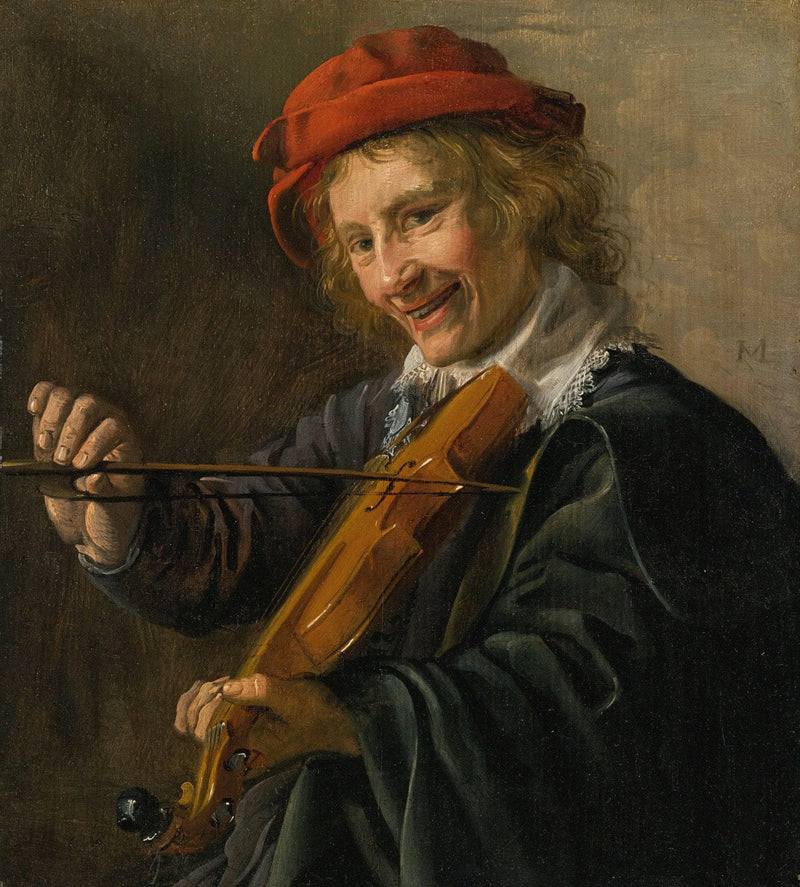 An Interior with a Violinist by Jan Miense Molenaer — Oil Painting Reproduction