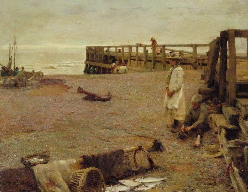 An October Morning by Walter Osborne — Oil Painting Reproduction