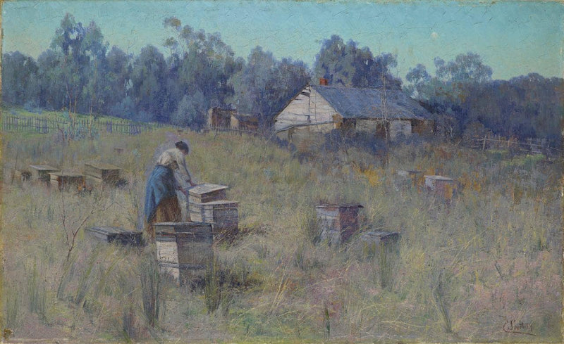 An Old Bee Farm by Clara Southern — Oil Painting Reproduction