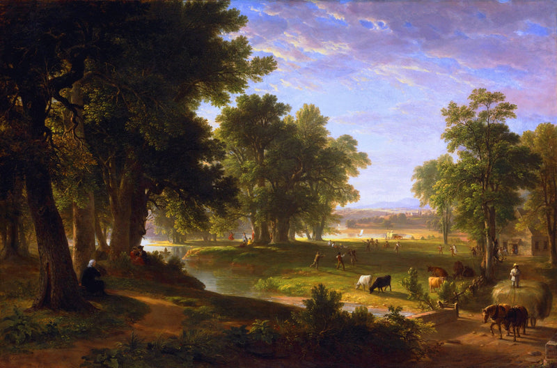 An Old Man's Reminiscences by Asher Brown Durand — Oil Painting Reproduction