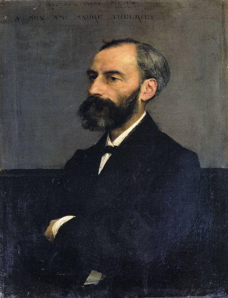 André Theuriet by Jules Bastien-Lepage — Oil Painting Reproduction