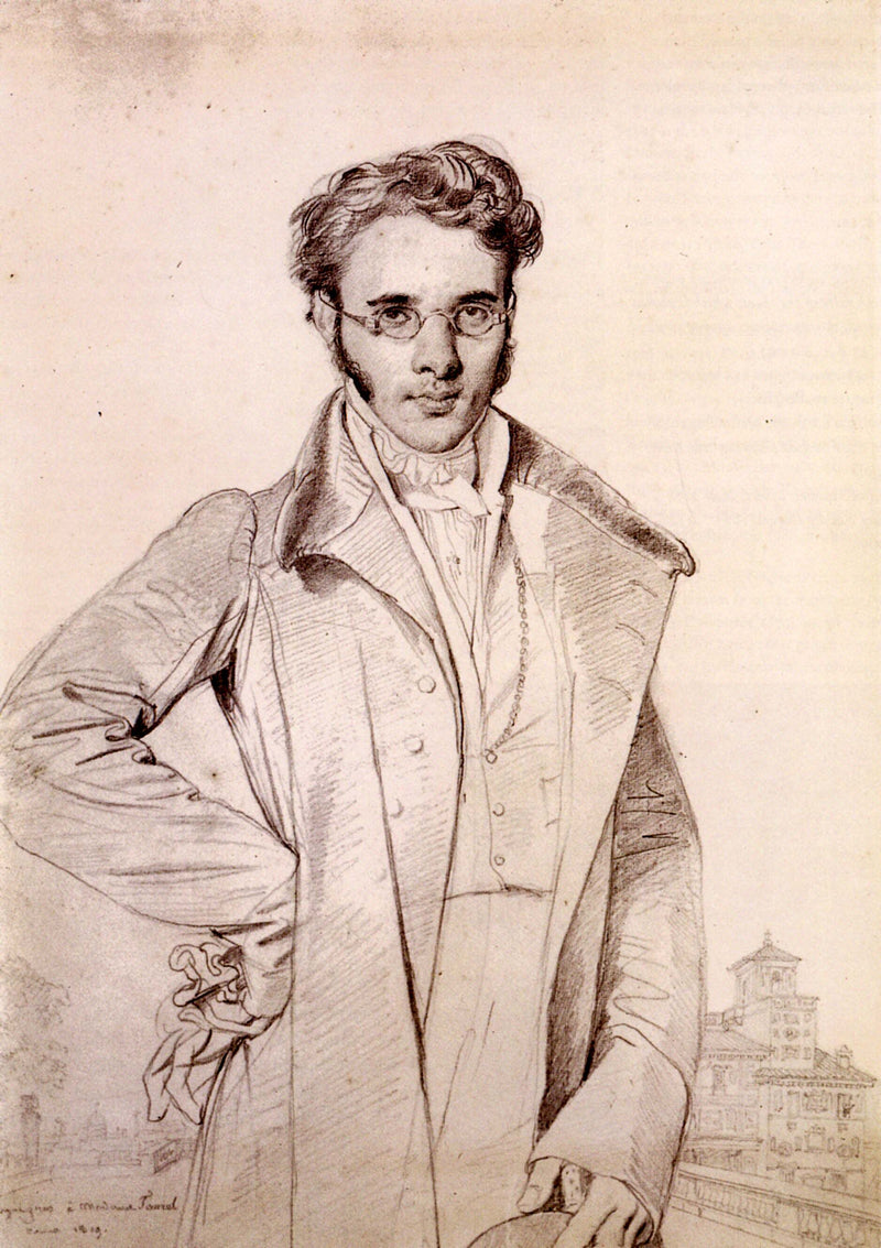 Andre Benoit Barreau, called Taurel by Jean Auguste Dominique Ingres — Oil Painting Reproduction