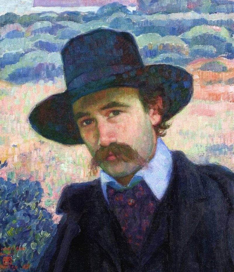 Andre Gide at Jersey by Theo van Rysselberghe — Oil Painting Reproduction