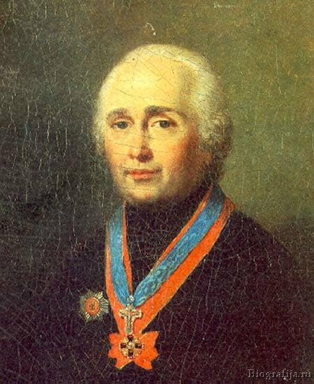 Andrew Samborski Afanasyevich by Vladimir Borovikovsky — Oil Painting Reproduction