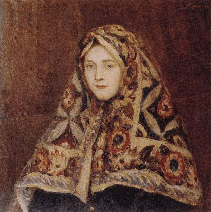 Anfisa by Vasily Surikov — Oil Painting Reproduction