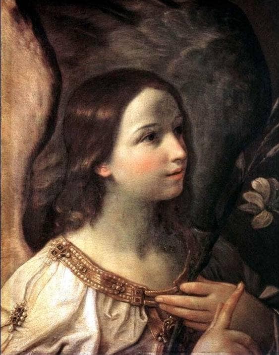 Angel of the Annunciation by Guido Reni — Oil Painting Reproduction