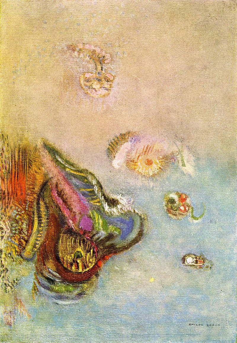 Animals of the Sea by Odilon Redon — Oil Painting Reproduction