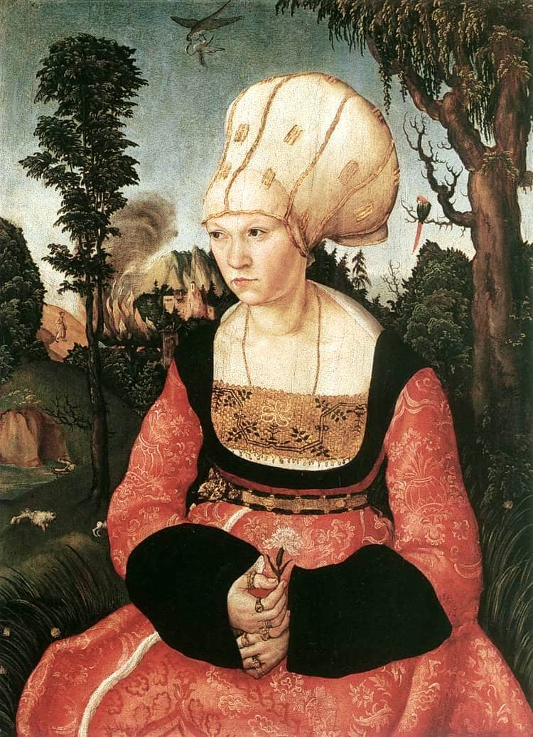Anna Cuspinian by Lucas Cranach the Elder — Oil Painting Reproduction