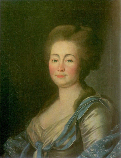 Anna Dorothea Louise Schmidt, née. Baroness Klossen in entryway