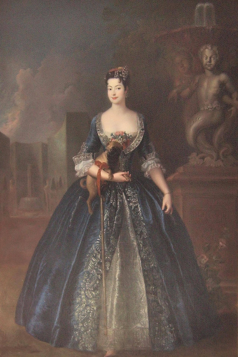 Anna Karolina Orzelska by Antoine Pesne — Oil Painting Reproduction