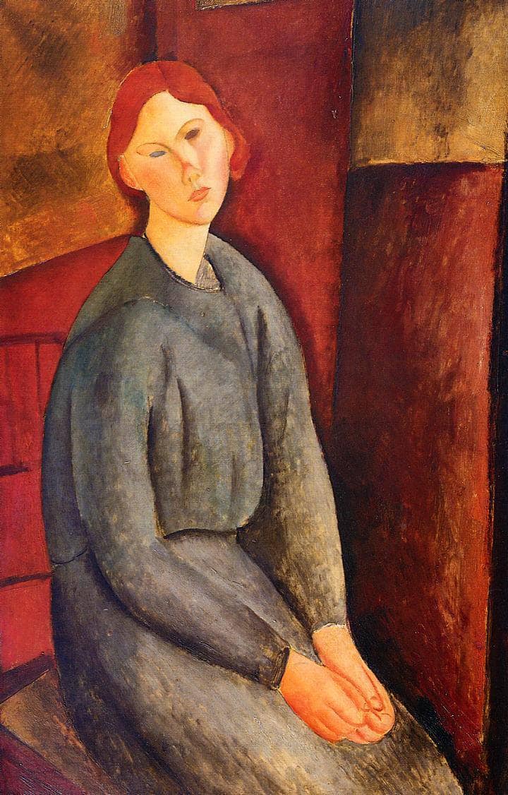 Annie Bjarne by Amedeo Modigliani — Oil Painting Reproduction