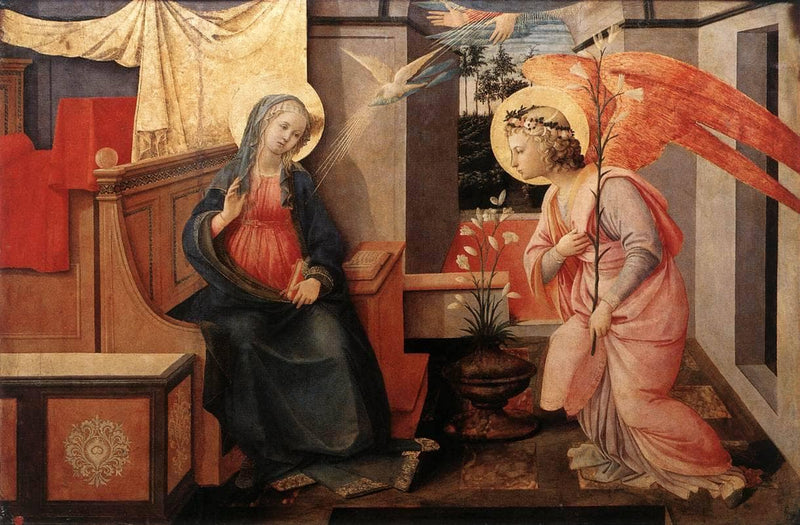 Annunciation by Filippo Lippi — Oil Painting Reproduction