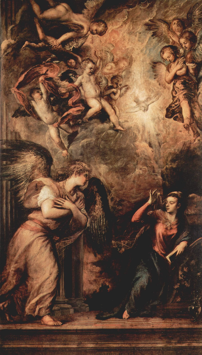 Annunciation by Titian — Oil Painting Reproduction