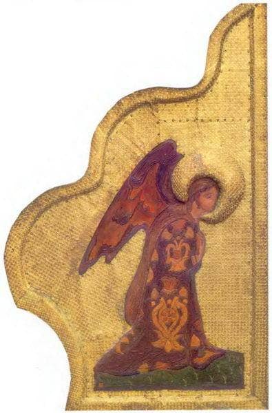 Annunciation. Archangel Gabriel. by Nicholas Roerich — Oil Painting Reproduction