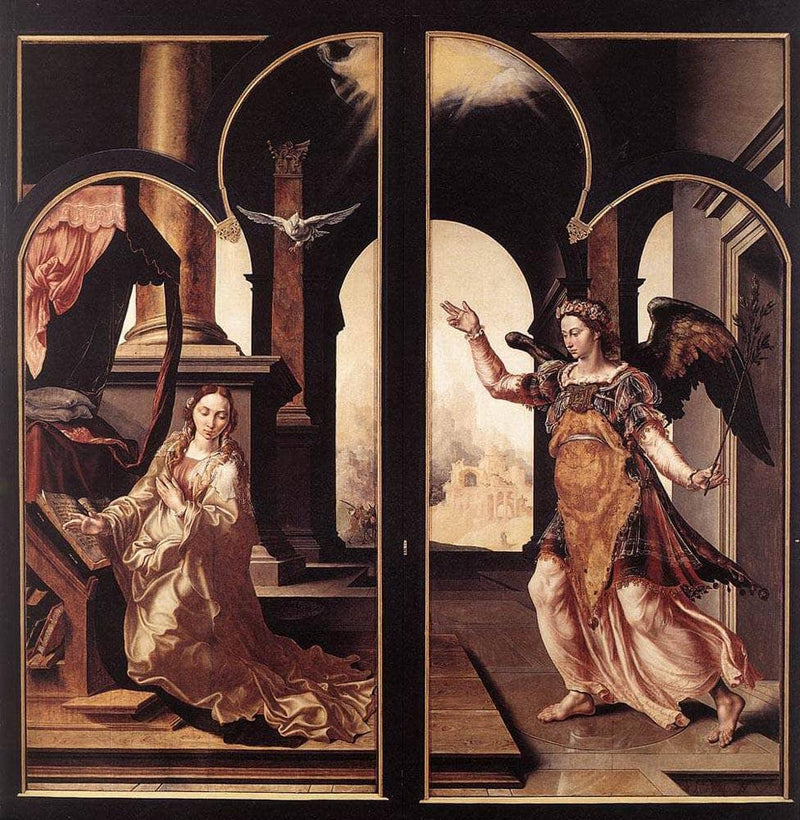 Annunciation by Maerten van Heemskerck — Oil Painting Reproduction