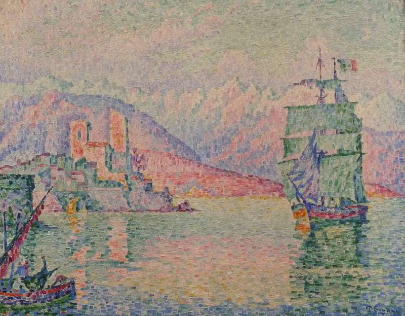 Antibes, Evening by Paul Signac — Oil Painting Reproduction