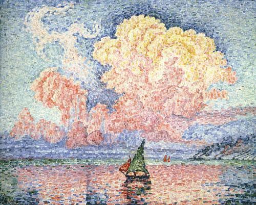Antibes, the Pink Cloud by Paul Signac — Oil Painting Reproduction