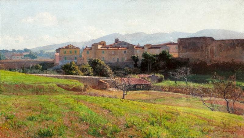 Antignano by Elin Danielson-Gambogi — Oil Painting Reproduction