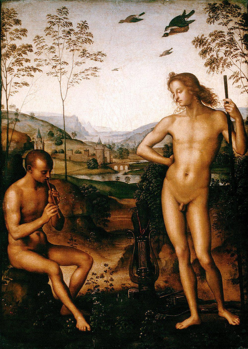 Apollo and Marsyas by Pietro Perugino — Oil Painting Reproduction