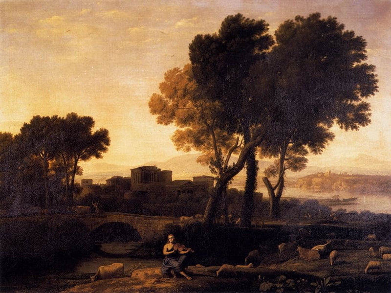 Apollo Guarding the Herds of Admetus by Claude Lorrain — Oil Painting Reproduction