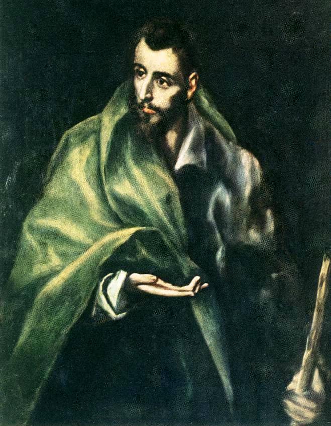 Apostle St. James the Greater by El Greco — Oil Painting Reproduction
