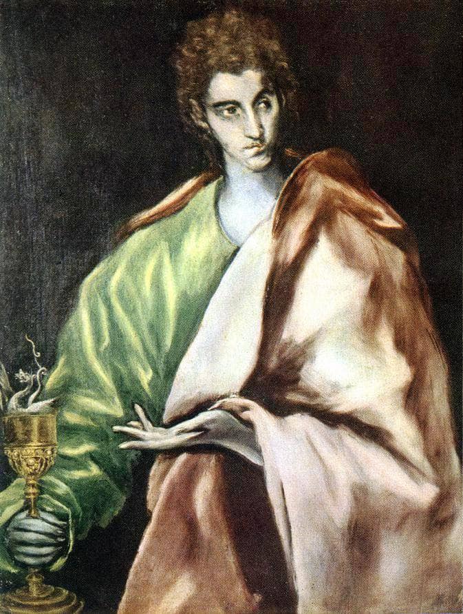 Apostle St. John the Evangelist by El Greco — Oil Painting Reproduction