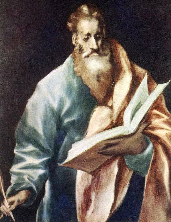 Apostle St. Matthew by El Greco — Oil Painting Reproduction