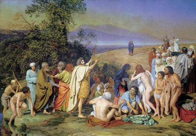 Appearance of Christ to the People in entryway