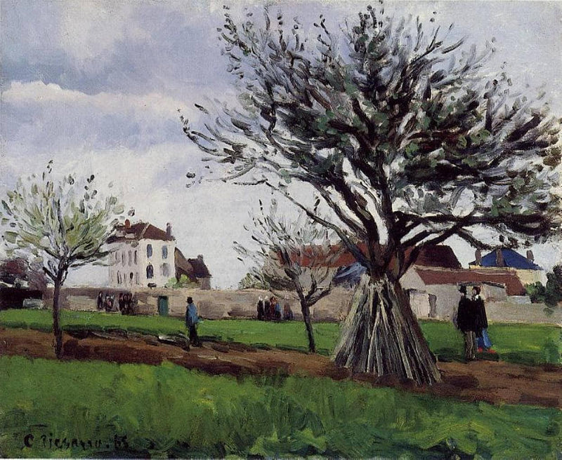 Apple Trees at Pontoise by Camille Pissarro — Oil Painting Reproduction