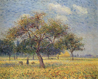 Apple Trees in October in master bedroom