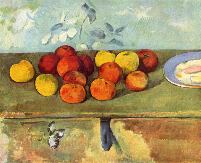 Apples and Biscuits by Paul Cezanne — Oil Painting Reproduction