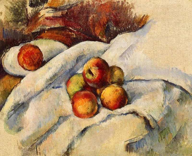 Apples on a Sheet by Paul Cezanne — Oil Painting Reproduction