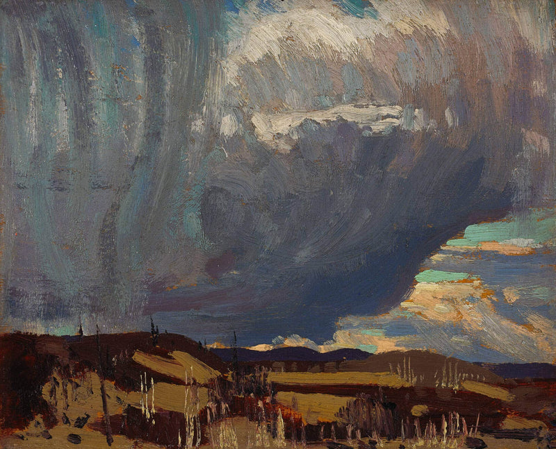 Approaching Snowstorm by Tom Thomson — Oil Painting Reproduction