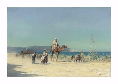 Arabs on a Costal Road in home office