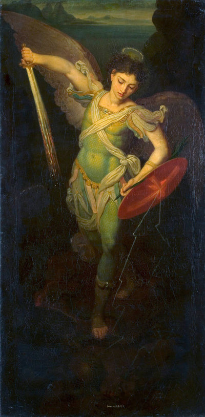 Archangel Michael in hallway