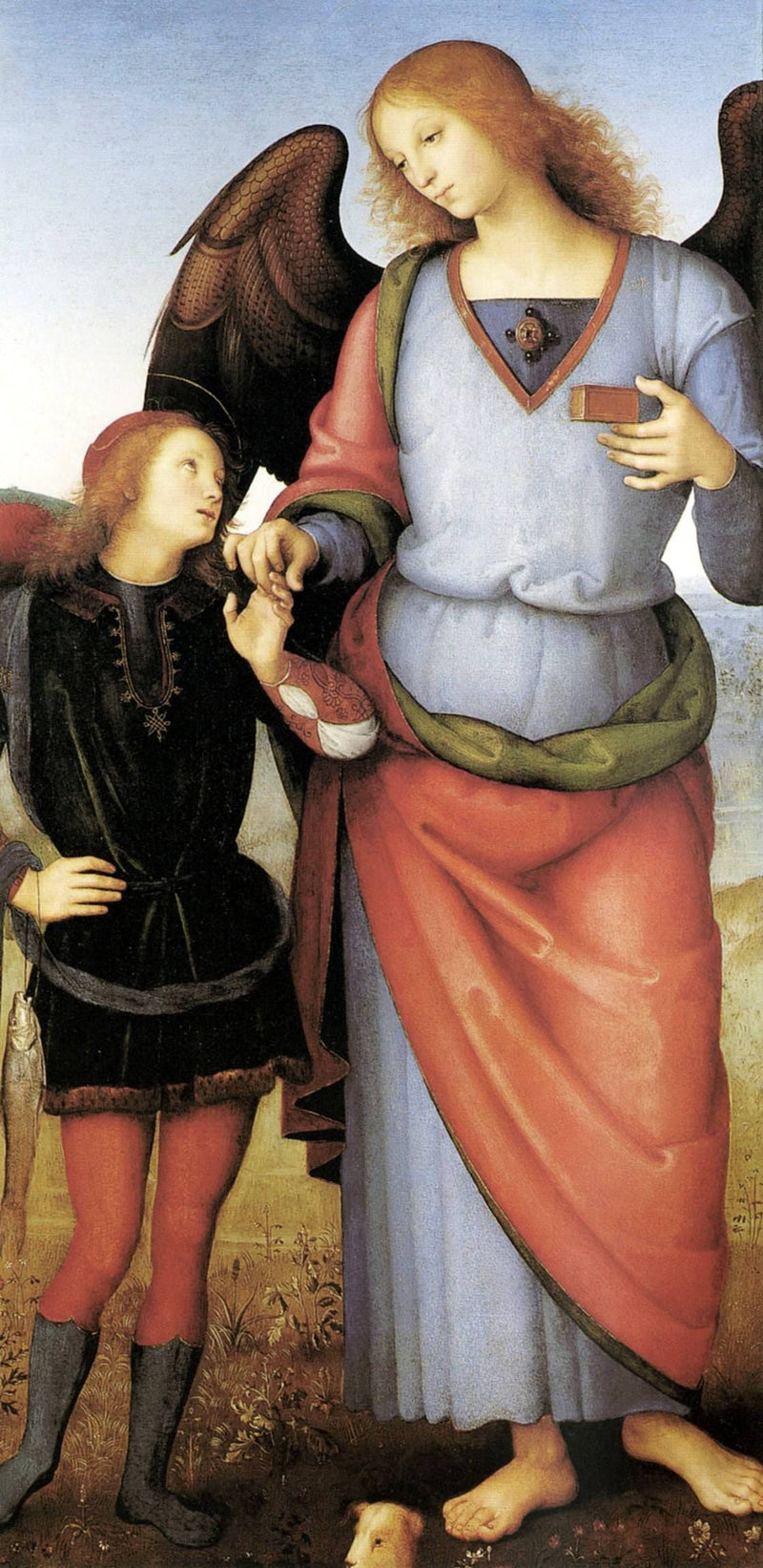 Archangel Raphael with Tobias by Pietro Perugino, Oil Painting Reproduction