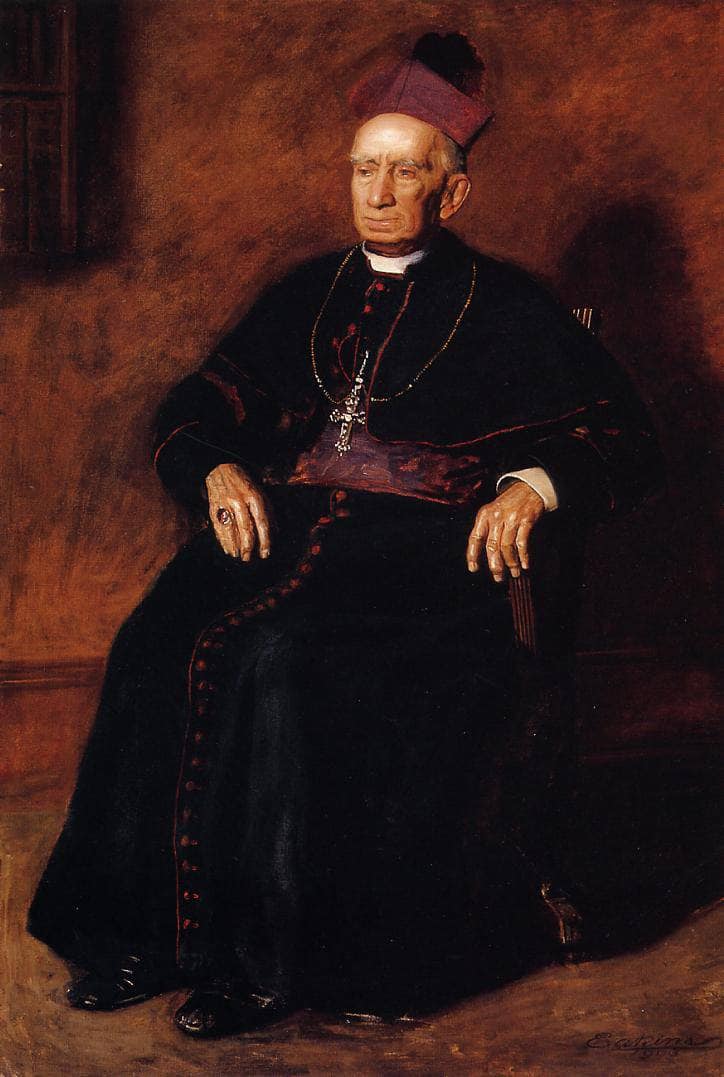 Archbishop William Henry Elder by Thomas Eakins — Oil Painting Reproduction