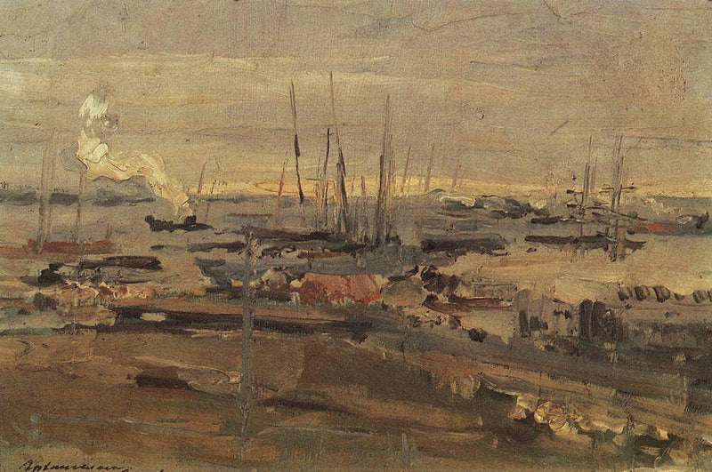 Arkhangelsk by Konstantin Korovin — Oil Painting Reproduction