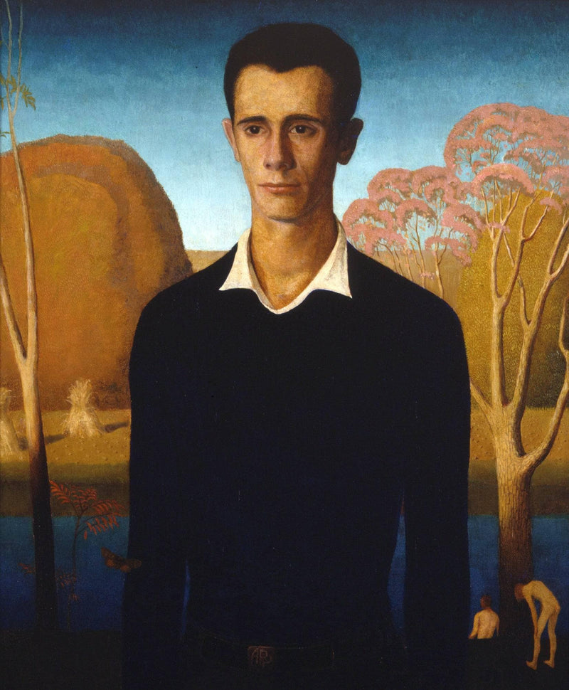 Arnold Comes of Age by Grant Wood — Oil Painting Reproduction