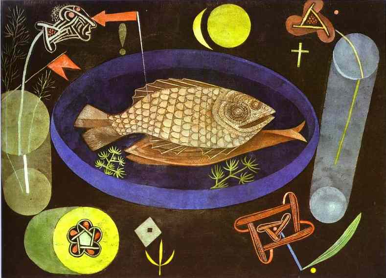 Aroundfish by Paul Klee — Oil Painting Reproduction