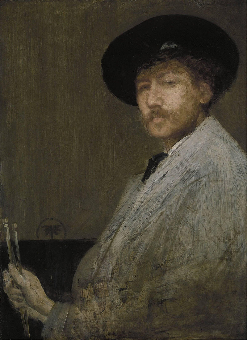Arrangement in Grey: Portrait of the Painter by James McNeill Whistler — Oil Painting Reproduction