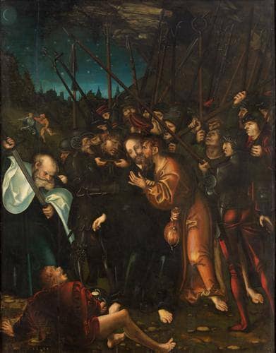 Arrest of Christ by Lucas Cranach the Elder — Oil Painting Reproduction