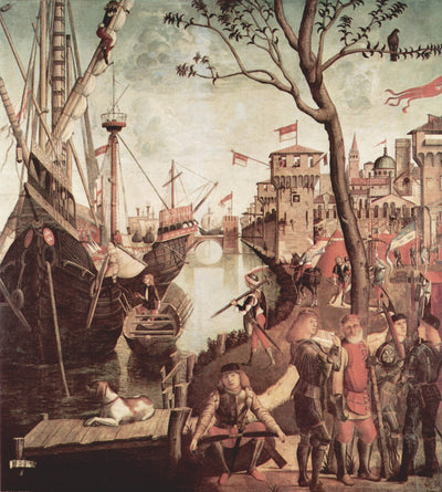 Arrival of St.Ursula during the Siege of Cologne in dining room